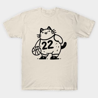 Basketball Meow : Cat-lin Clark T-Shirt